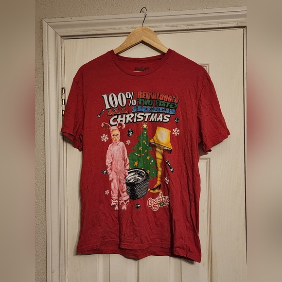 A Christmas Story T-shirt Adult Large Ralphey Ralph Leg Lamp Bunny Suit - Picture 1 of 3